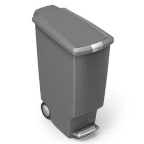 40L Slim Plastic Step Trash Can