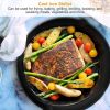 3Pcs Pre-Seasoned Cast Iron Skillet Set 6/8/10in Non-Stick Oven Safe Cookware Heat-Resistant Frying Pan