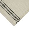 Better Homes and Gardens Jett Stripe Woven Placemat - Black and White - 14" x 20"