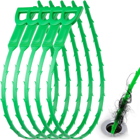 Simple Craft 20-Inch Plumbing Snake Drain Clog Remover (Color: GRN)