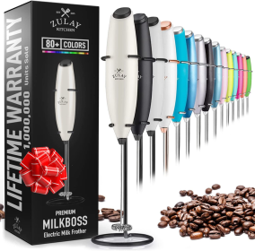 Milk Boss Milk Frother With Stand (Color: GRBWBS)