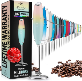 Milk Boss Milk Frother With Stand (Color: CPCK)