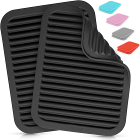 Silicone Trivets For Hot Pots and Pans (Color: 2PCK)