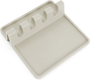 Silicone Utensil Rest with Drip Pad (Color: GRDN)