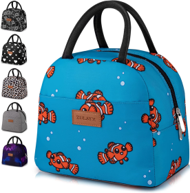 Insulated Lunch Box With Soft Padded Handles (Color: FSH)