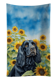 Cocker Spaniel in Sunflowers Kitchen Towel (Color: 198453048691)