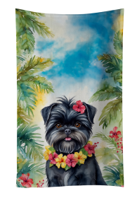 Affenpinscher Luau Kitchen Towel (Color: 198453415646)