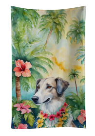 Borzoi Luau Kitchen Towel (Color: 198453416001)