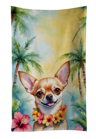 Chihuahua Luau Kitchen Towel (Color: 198453416247)