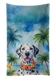 Dalmatian Luau Kitchen Towel (Color: 198453416407)