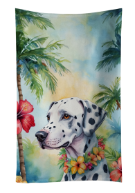 Dalmatian Luau Kitchen Towel (Color: 198453416414)