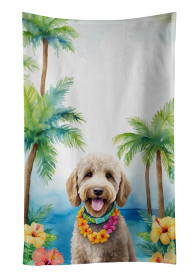 Labradoodle Luau Kitchen Towel (Color: 198453416834)