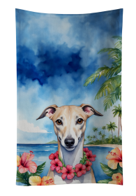 Whippet Luau Kitchen Towel (Color: 198453048066)