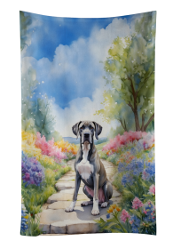 Great Dane Spring Path Kitchen Towel (Color: 198453405609)