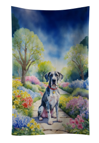 Great Dane Spring Path Kitchen Towel (Color: 198453405616)