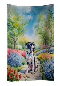 Great Dane Spring Path Kitchen Towel (Color: 198453405623)