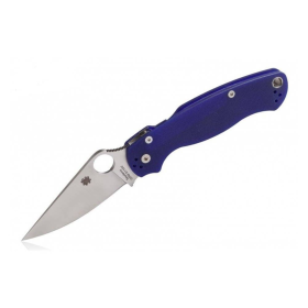 Spyderco Paramilitary 2 Folding Knife G-10 Handle (Color: Blue)