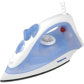 Impress Compact Non-Stick Steam & Dry Iron (Color: Blue)