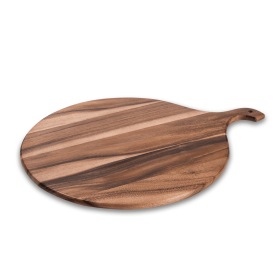 Acacia Wood Cutting Charcuterie Board (size: Large Round)