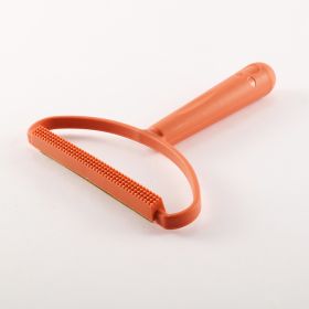 Mini Portable Lint Remover Lint Fabric Shaver Carpet Woolen Coat Clothes Fluff Remove Tool Home Fur Fuzz Cleaning Brush Tools (Color: orange)