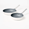 2pk (8" & 10") Aluminum Nonstick Frypan Set