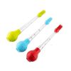 Silicone Cooking Brush Baking Roasting Grilling Baster with Marinade Needles for Turkey, Beef, Pork, Chicken